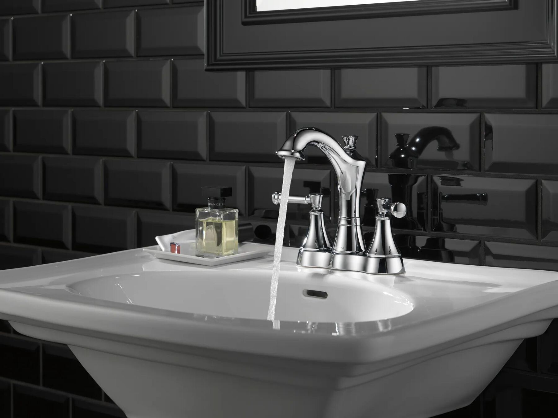 Two Handle Centerset Bathroom Faucet