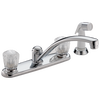 Two Handle Kitchen Faucet with Spray