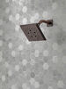 H<sub>2</sub>Okinetic&reg; 5-Setting Angular Modern Raincan Shower Head