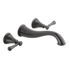 Two Handle Wall Mount Bathroom Faucet