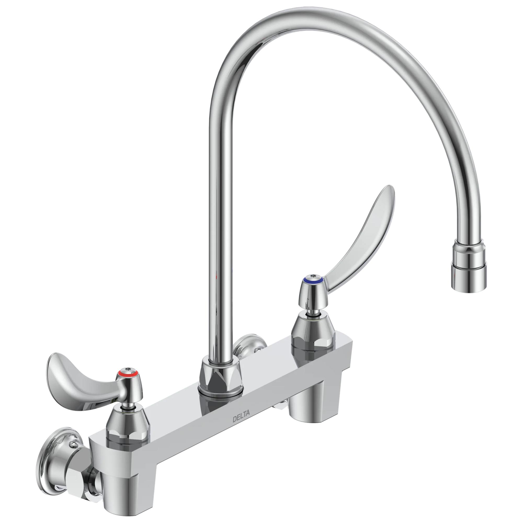 Two Handle 8 In Wallmount Service Sink Faucet