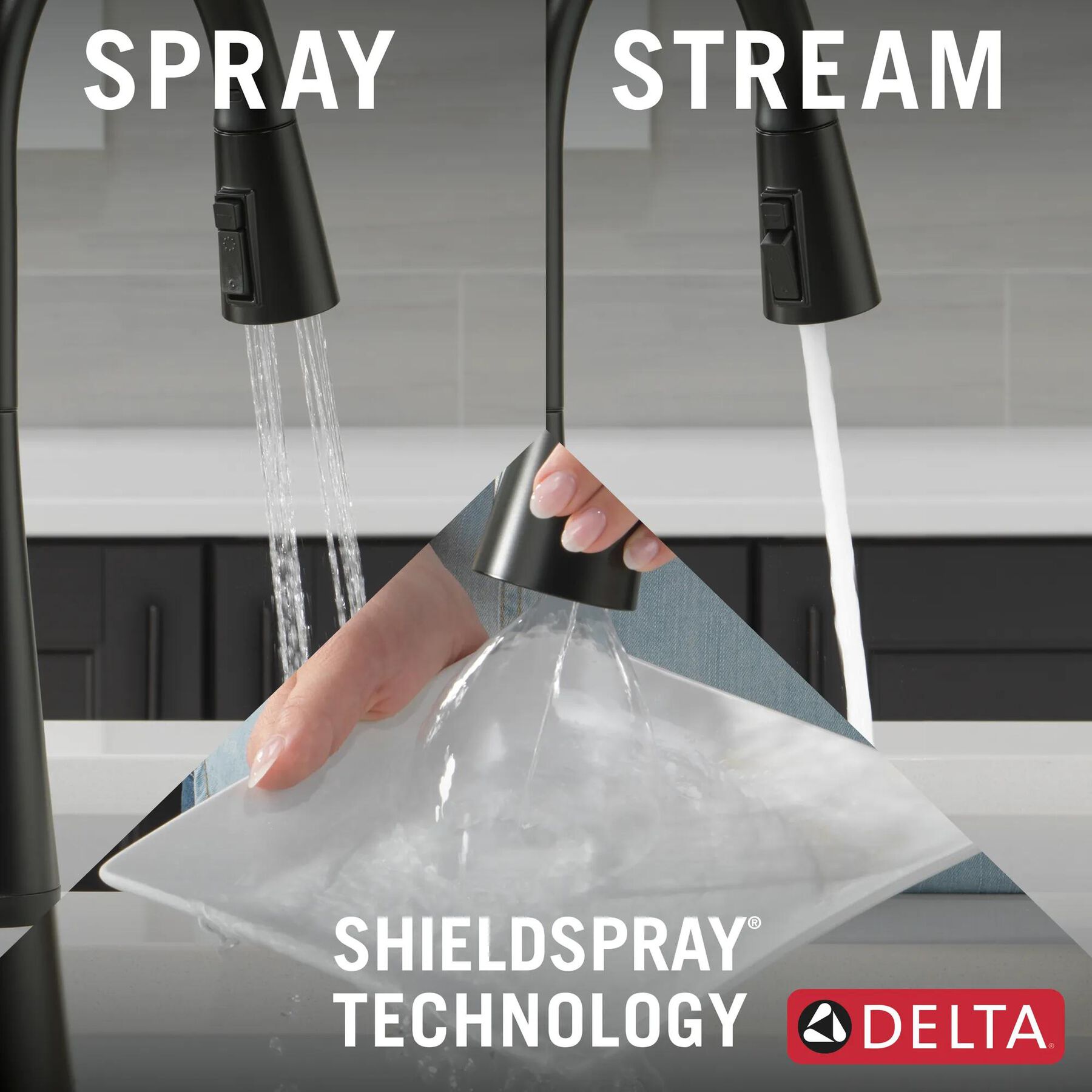 Single Handle Pull-Down Kitchen Faucet with Touch<sub>2</sub>O&reg; and ShieldSpray&reg; Technologies