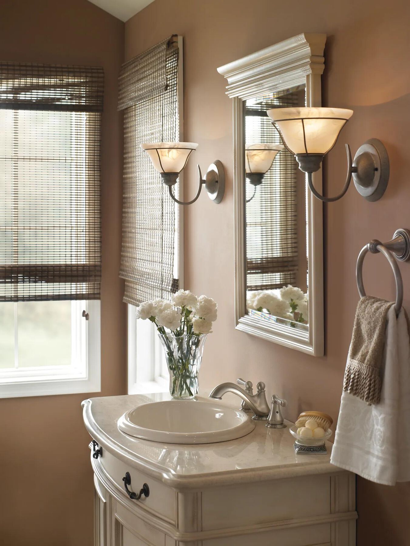 Two Handle Widespread Bathroom Faucet