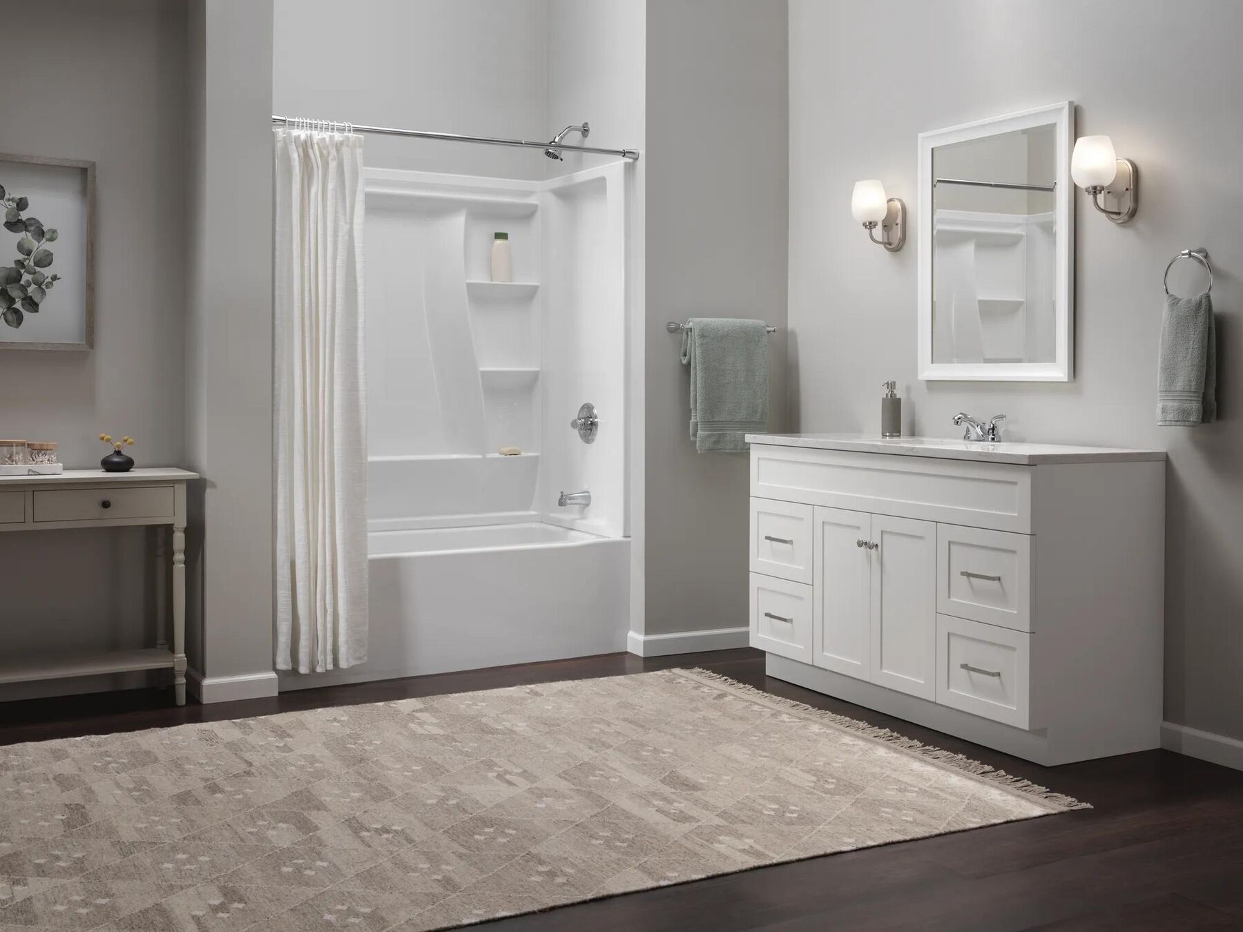Two Handle Centerset Bathroom Faucet