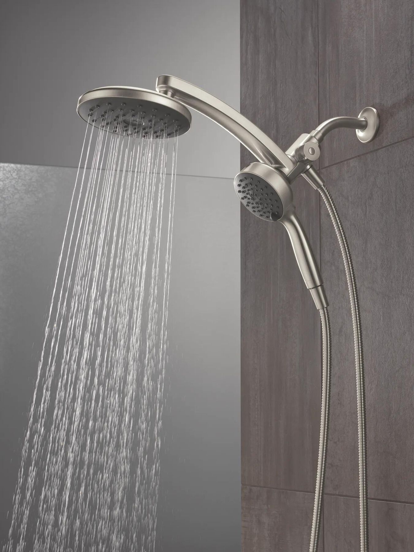 PivotPro&trade; 3-in-1 Combination Shower with TouchClean&reg; Spray Face