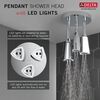 H<sub>2</sub>Okinetic&reg; Pendant Raincan Shower Head with LED Light