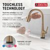 Single Handle Pull-Down Touch<sub>2</sub>O&reg; Technology Kitchen Faucet with Touchless Technology
