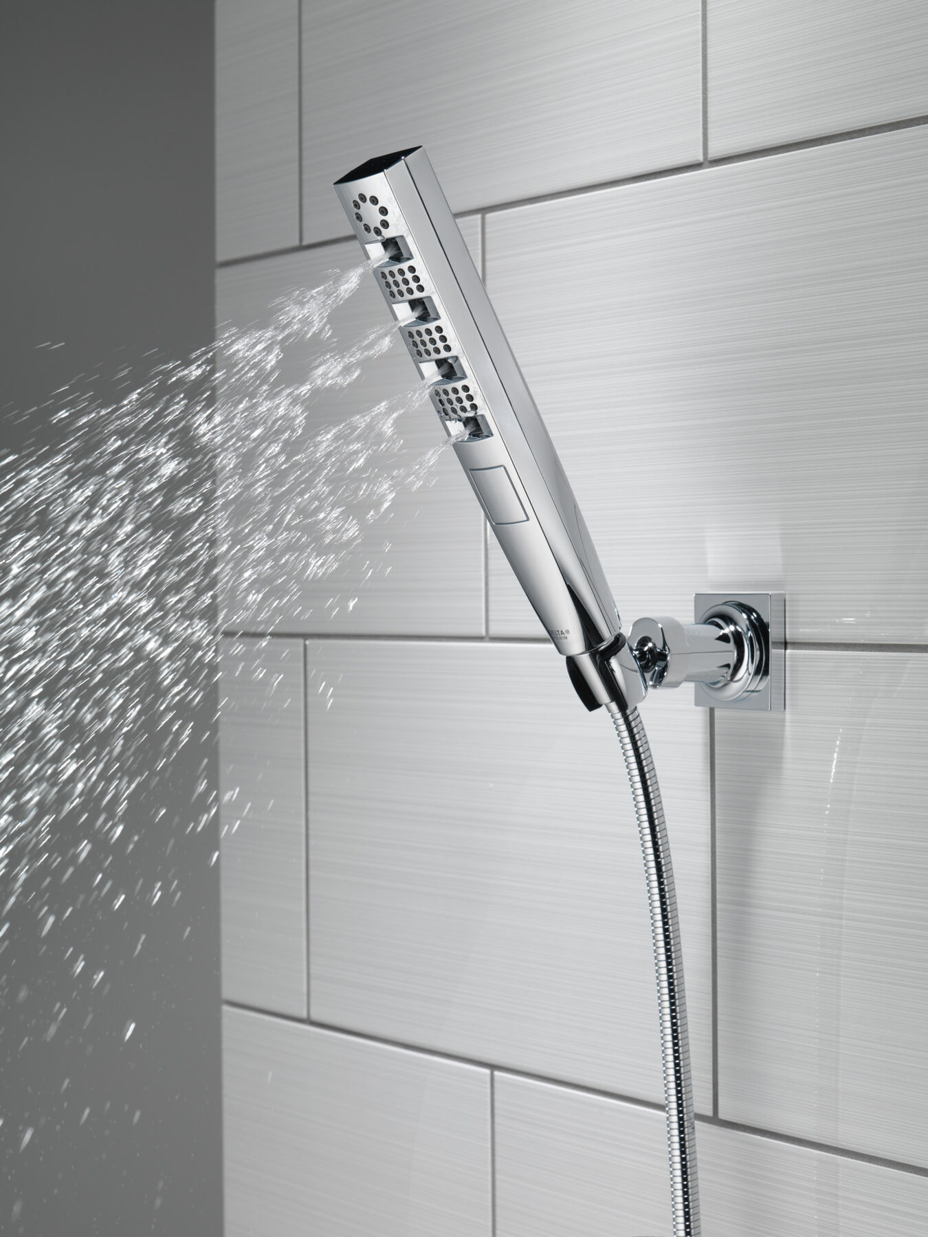 H<sub>2</sub>Okinetic&reg; 4-Setting Wall Mount Hand Shower
