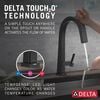 Single Handle Pull-Down Kitchen Faucet With Touch<sub>2</sub>O&reg; Technology Technology