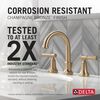 Widespread Lavatory Faucet with 14 Series Tub Shower Trim and Rough Bundle
