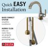 Single Handle Pull-Down Bathroom Faucet