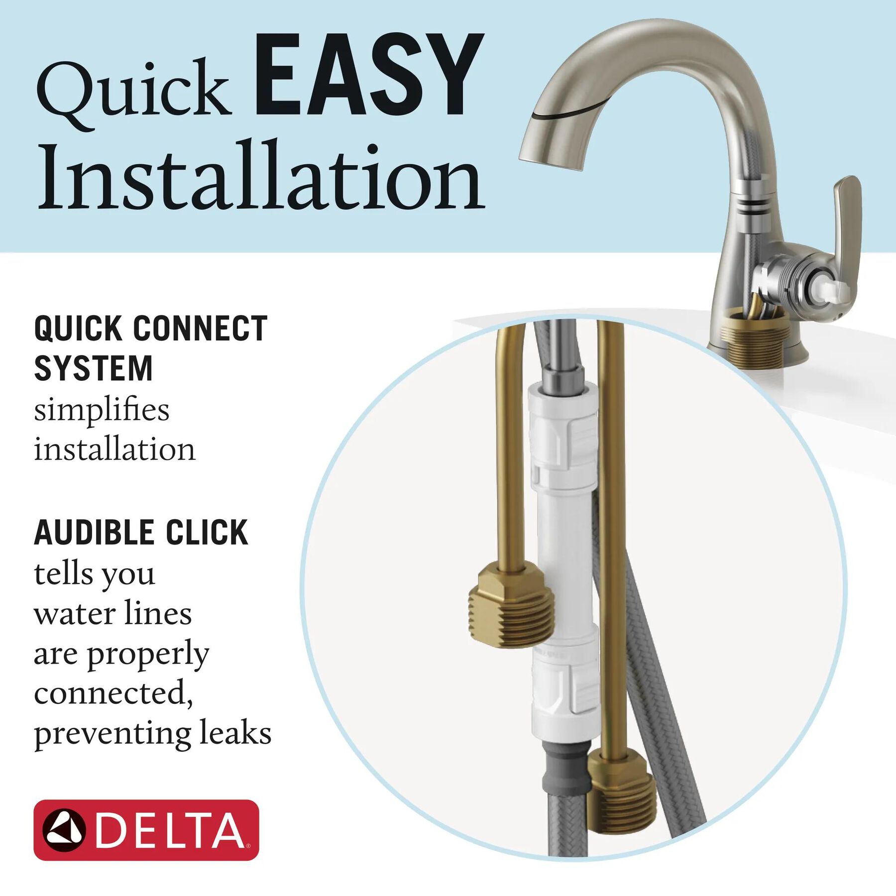 Single Handle Pull-Down Bathroom Faucet