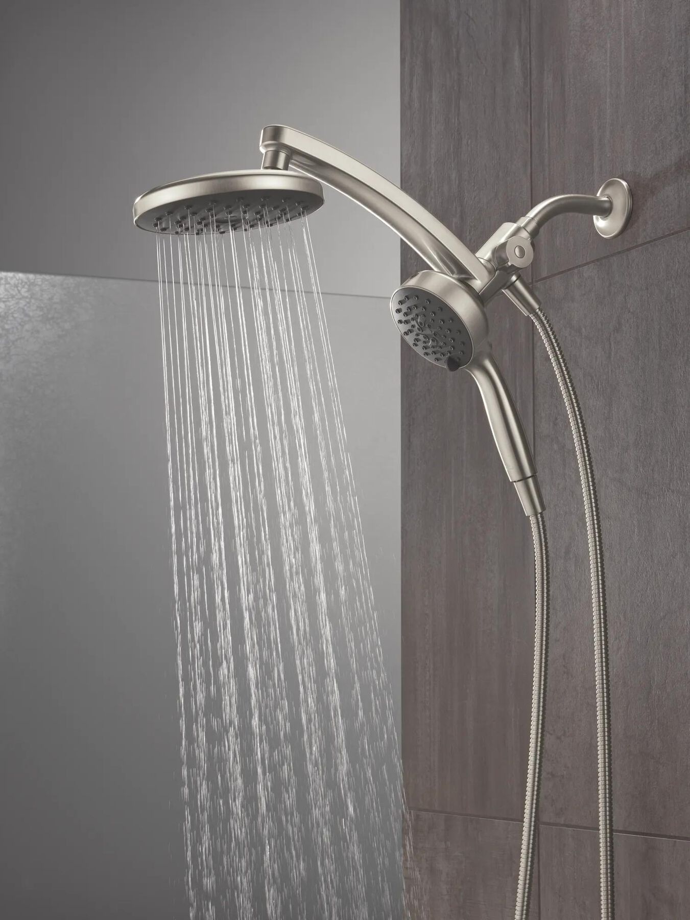 PivotPro&trade; 3-in-1 Combination Shower with TouchClean&reg; Spray Face