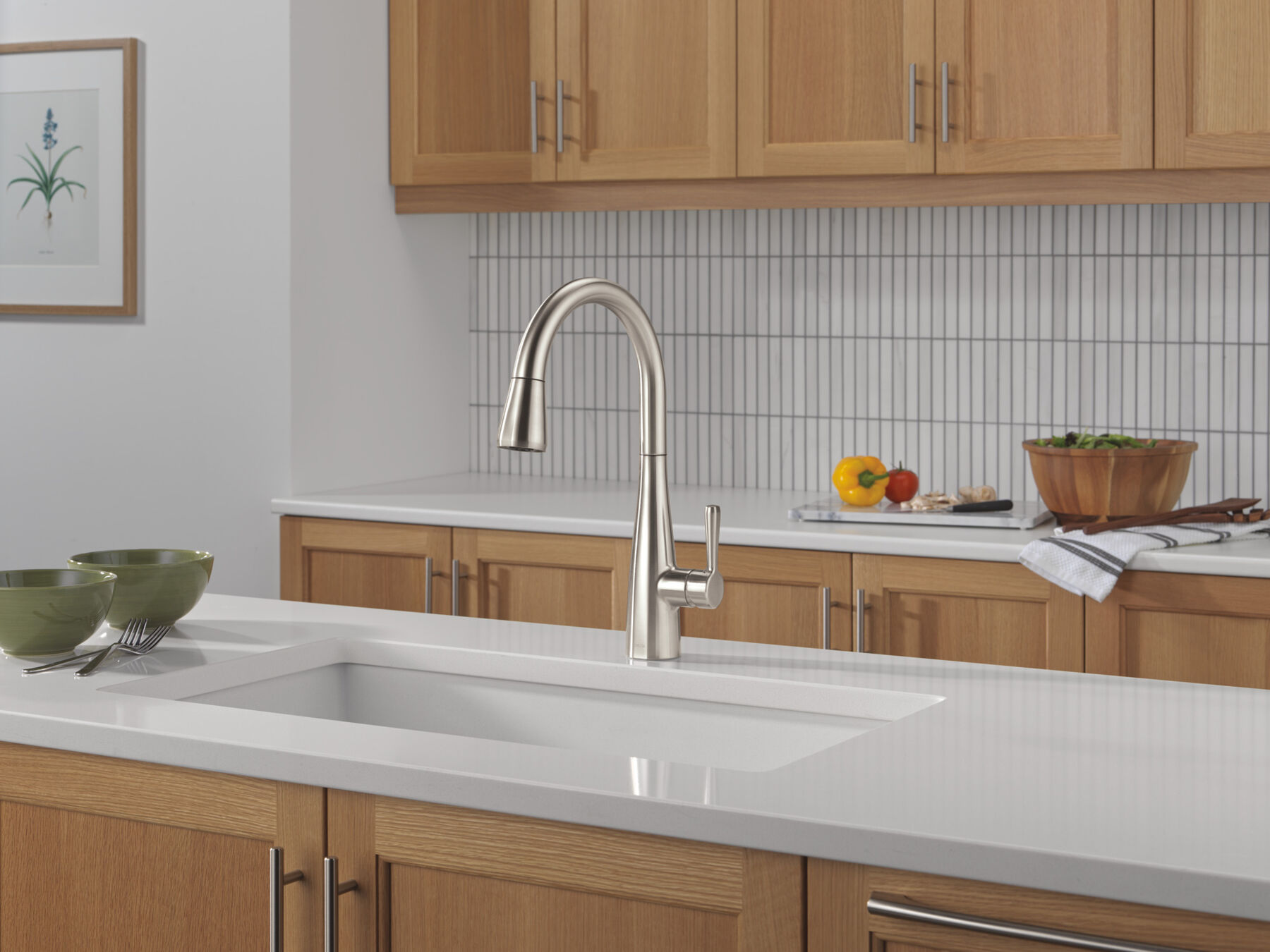 Single Handle Pull-Down Kitchen Faucet