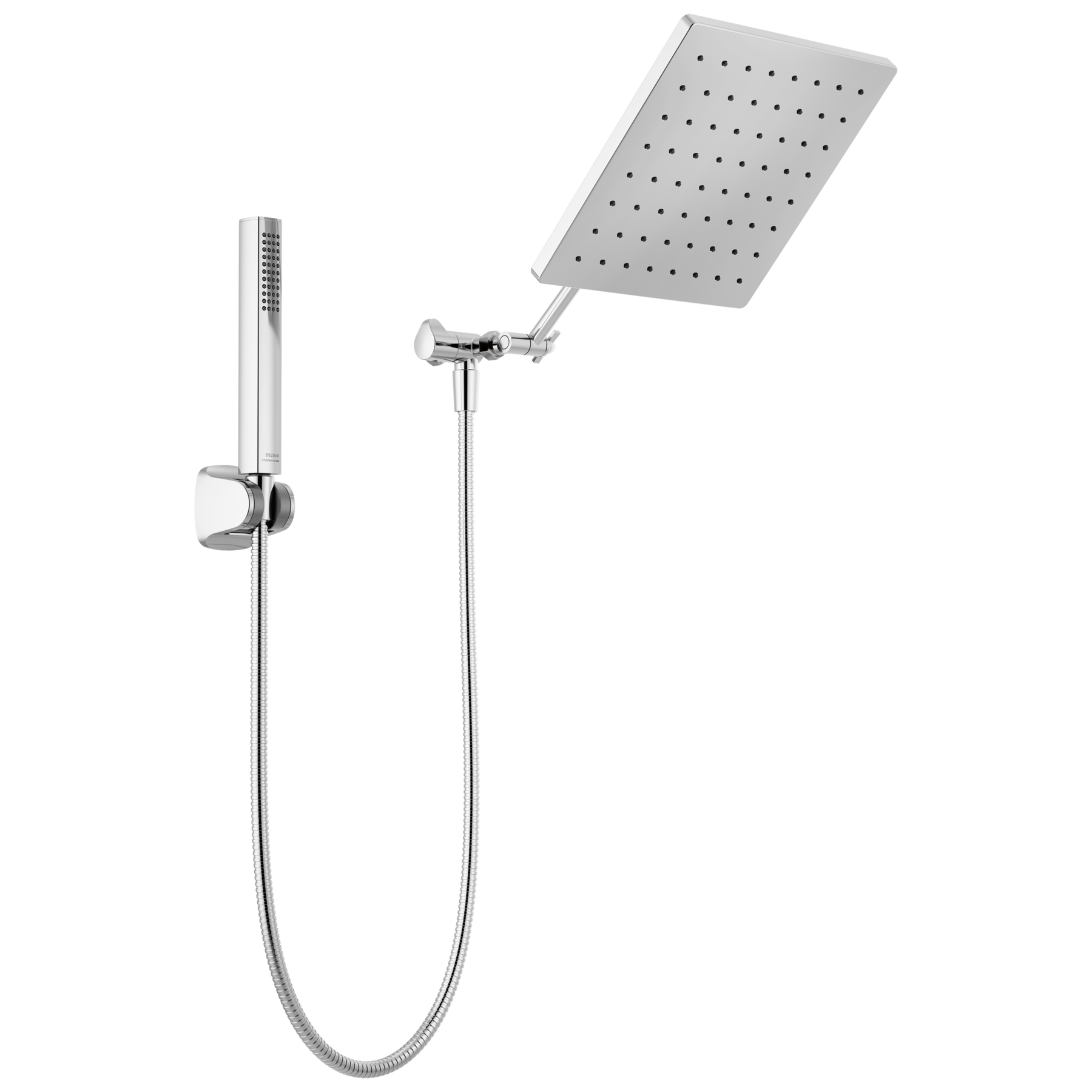 10 inch Raincan Shower Head & Hand Held Combo with Adjustable Extension Arm