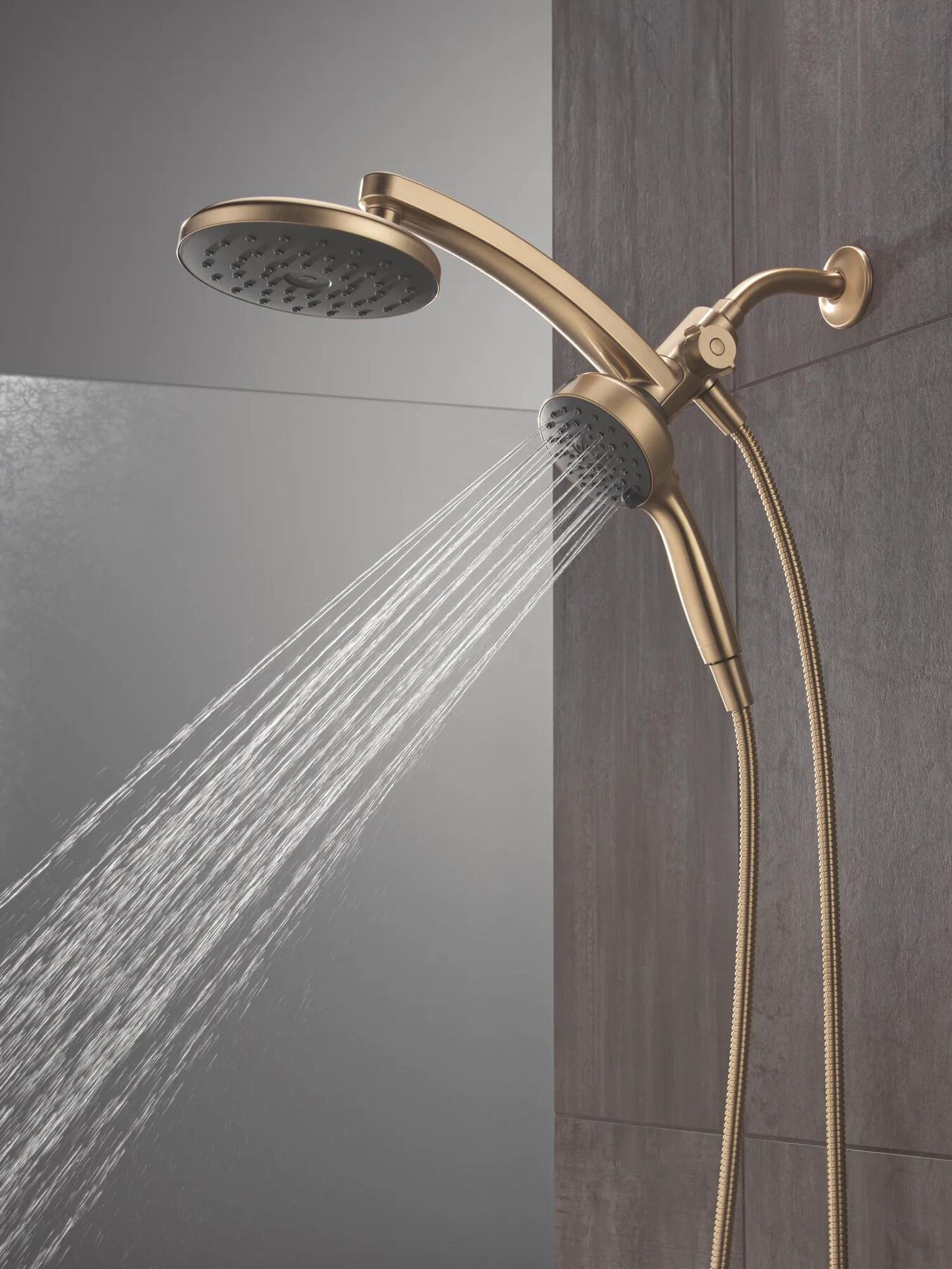PivotPro&trade; 3-in-1 Combination Shower with TouchClean&reg; Spray Face