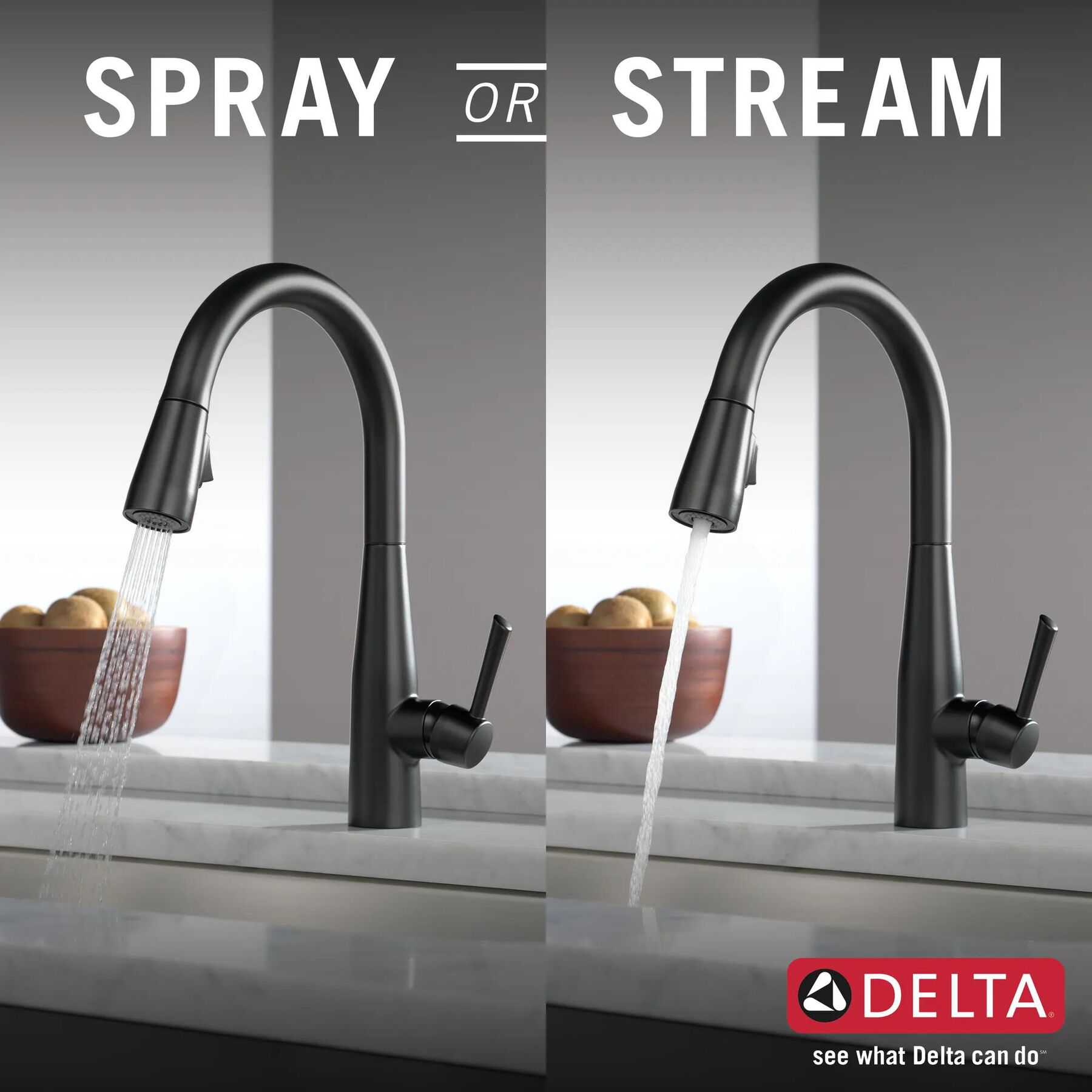 Single Handle Pull-down Kitchen Faucet (Recertified)