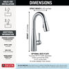 Single Handle Pull-Down Bar / Prep Faucet
