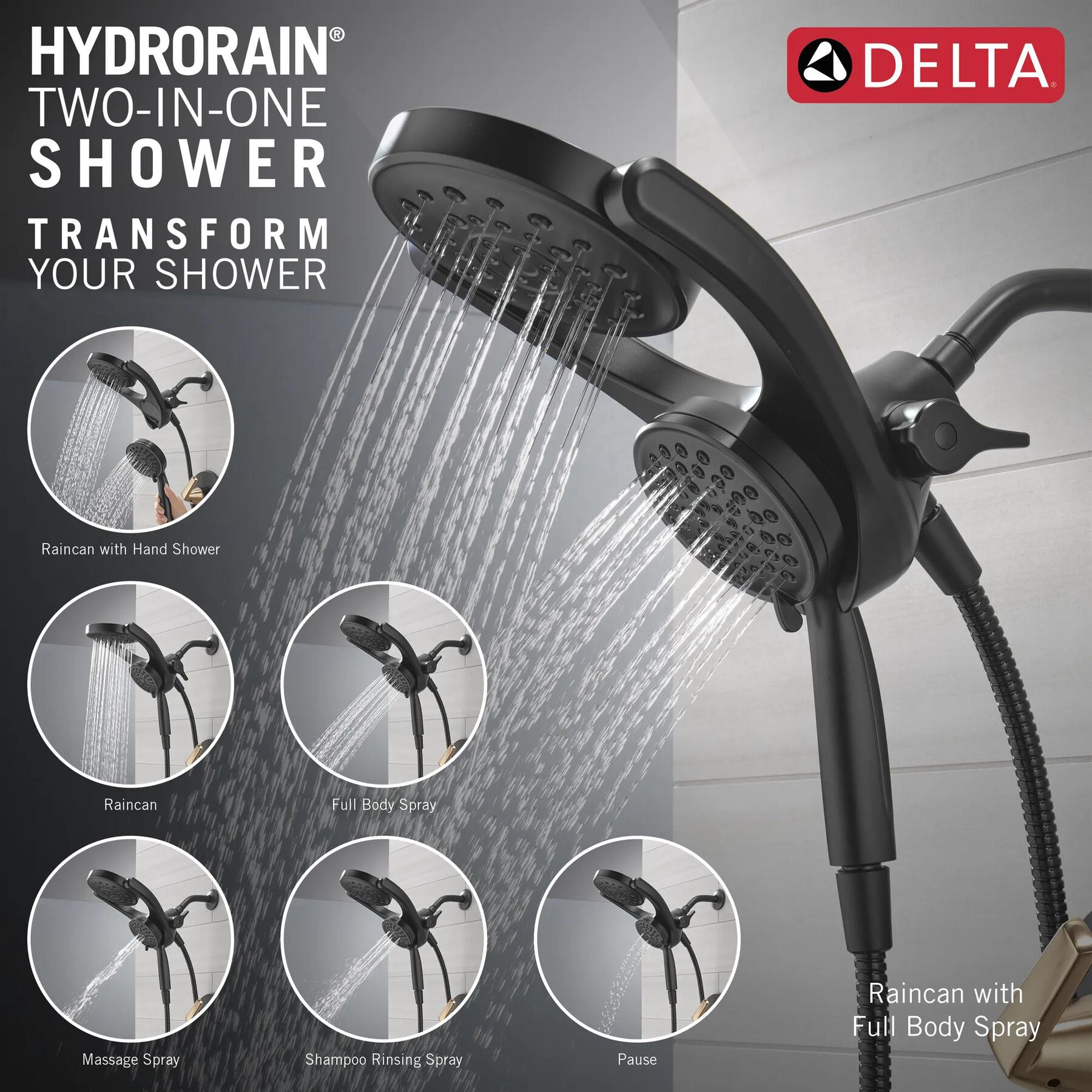 HydroRain&reg; 14 Series Tub and Shower