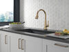 Single-Handle Pull-Down Kitchen Faucet with Touch<sub>2</sub>O&reg; Technology