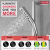H<sub>2</sub>Okinetic&reg; 3-Setting Slide Bar Hand Shower