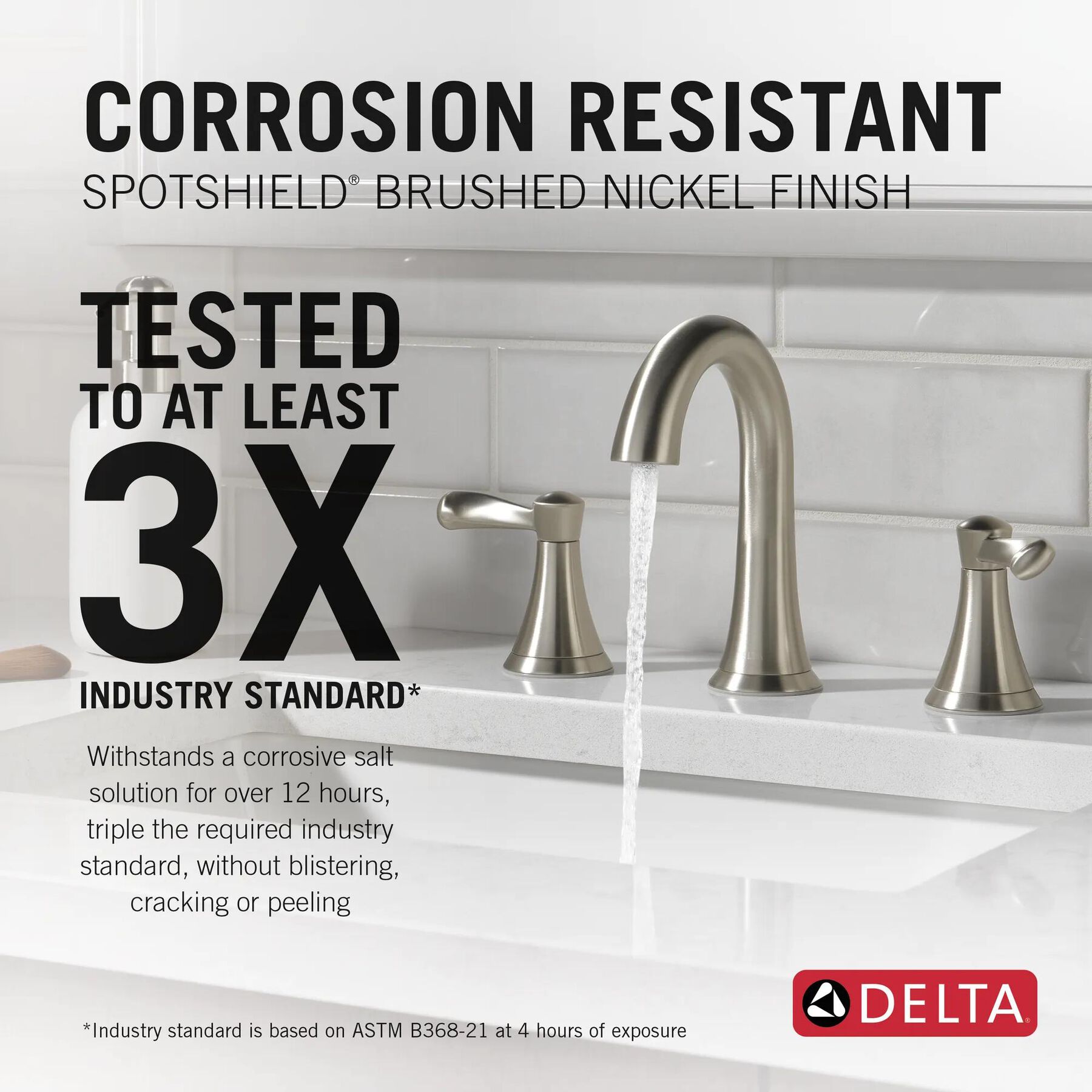Two Handle Widespread Bathroom Faucet