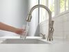 Single Handle Pull-Down Kitchen Faucet with Soap Dispenser