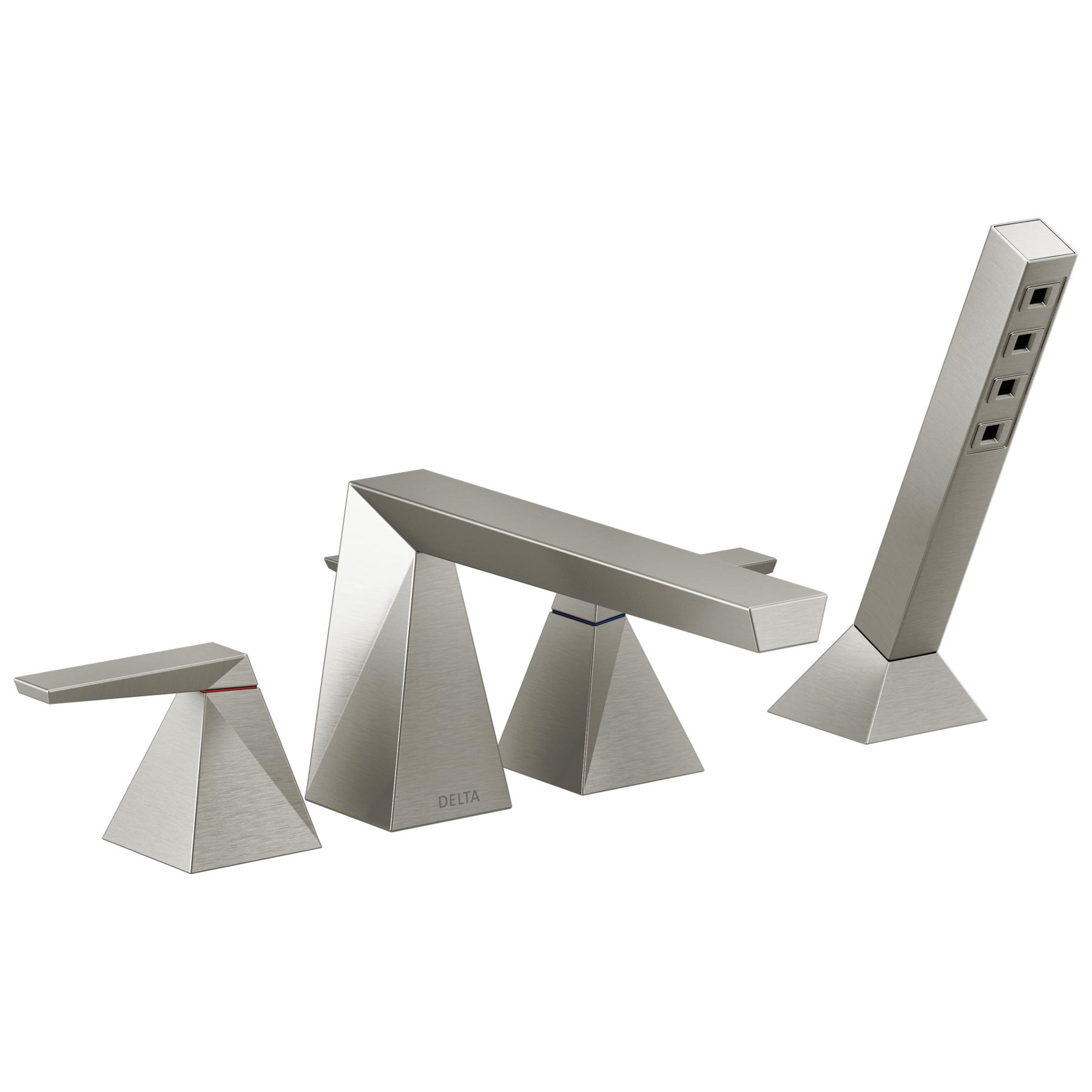 Two-Handle Roman Tub Trim with Hand Shower (Recertified)
