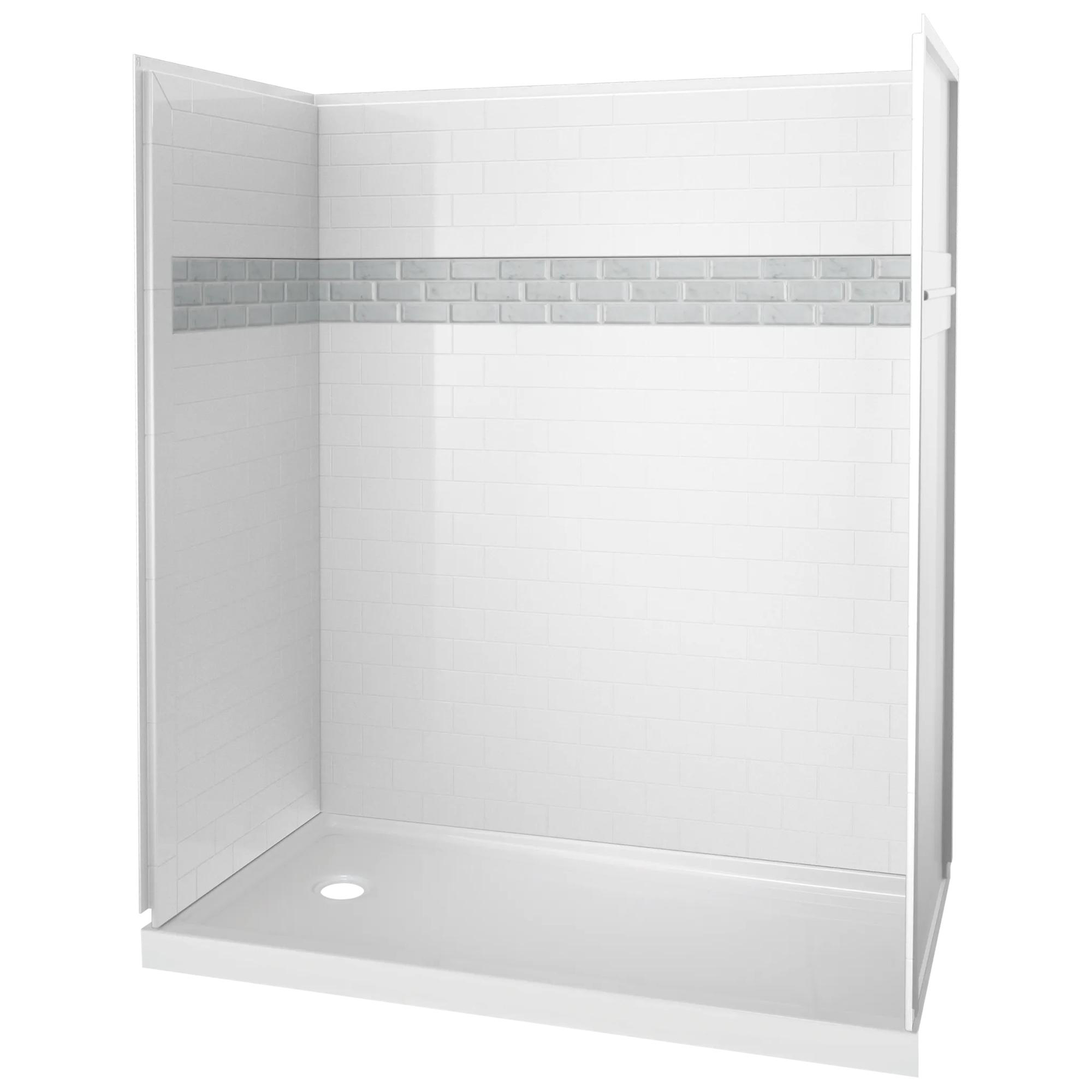 60" x 32" Shower Base - Left Drain