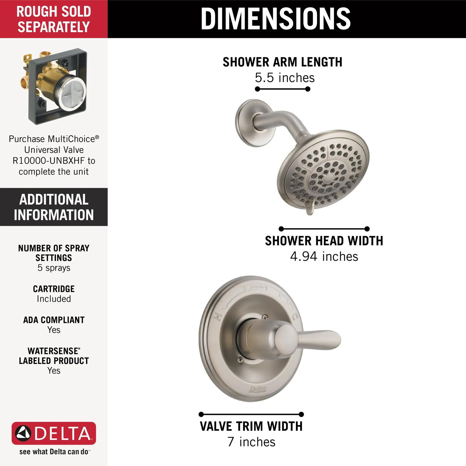 Monitor&reg; 14 Series Shower Trim