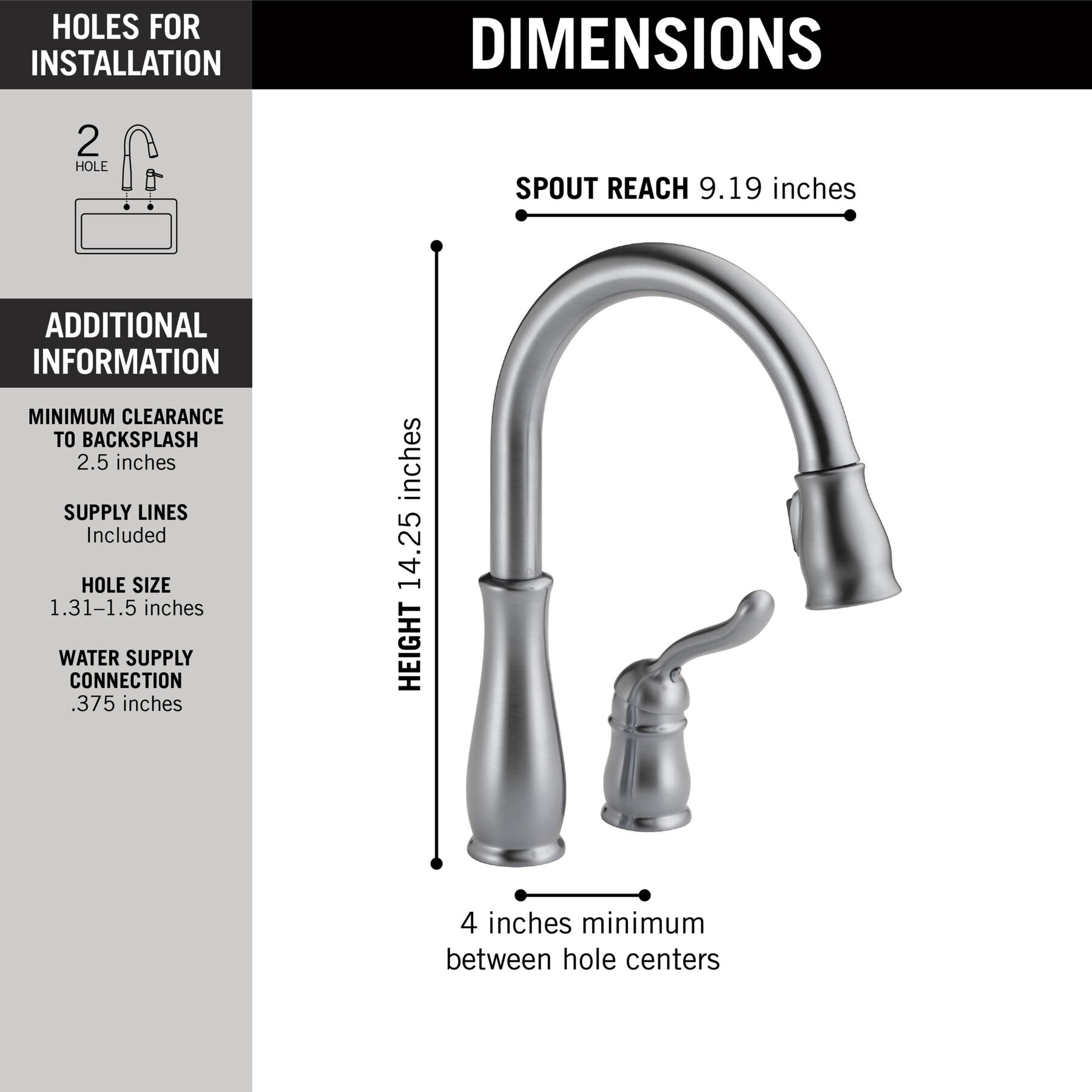 Pull-Down Kitchen Faucet (Recertified)