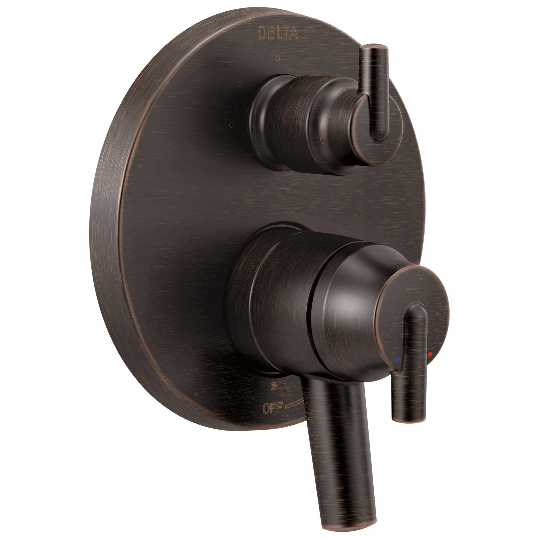 Contemporary Two Handle Monitor&reg; 17 Series Valve Trim with 3-Setting Integrated Diverter