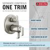 TempAssure 17T Series Integrated Diverter Trim with 3-Setting