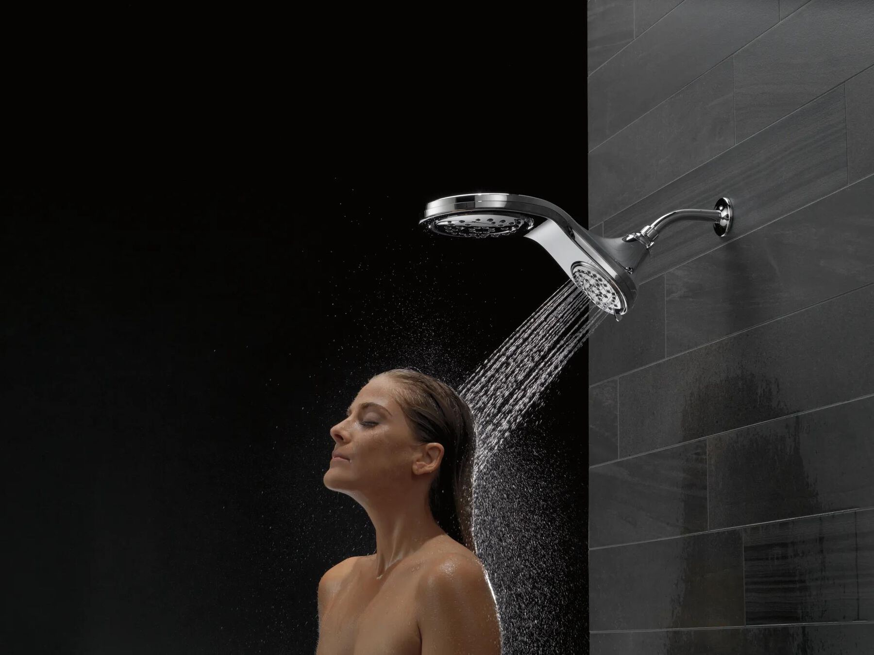 HydroRain 5-Setting Shower Head