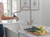Pull-Down Kitchen Faucet w/Soap (Recertified)