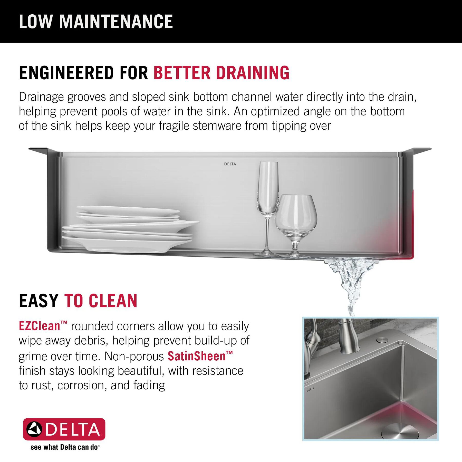 33&rdquo; Workstation Kitchen Sink Drop-In Top Mount Stainless Steel Single Bowl with WorkFlow&trade; Ledge and Accessories