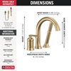Three Hole Roman Tub Trim with Hand Shower