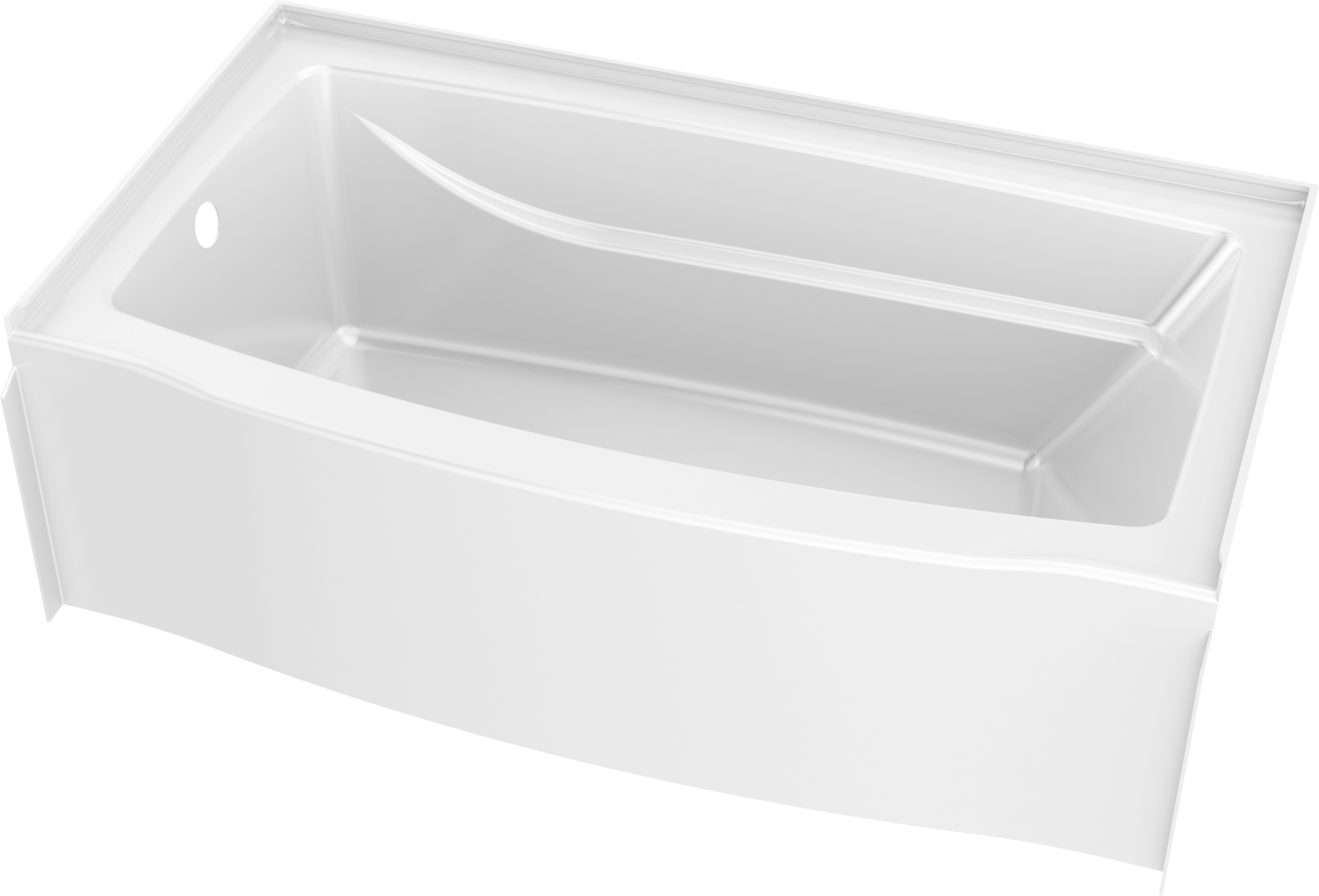 Classic 500 Curve Alcove Bathtub Left Drain 60x32"