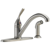 Single Handle Kitchen Faucet with Spray (Recertified)