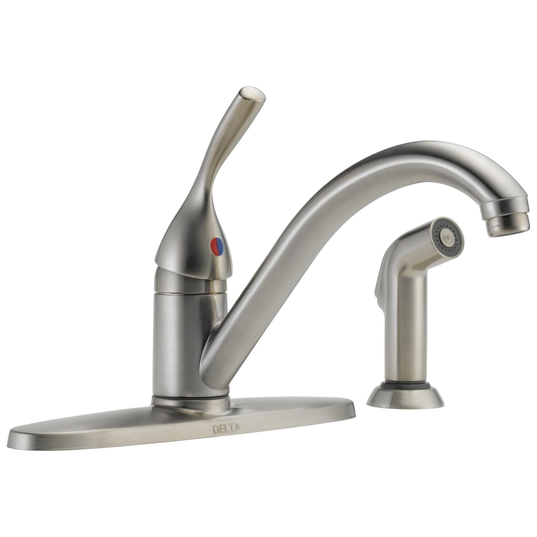 Single Handle Kitchen Faucet with Spray (Recertified)