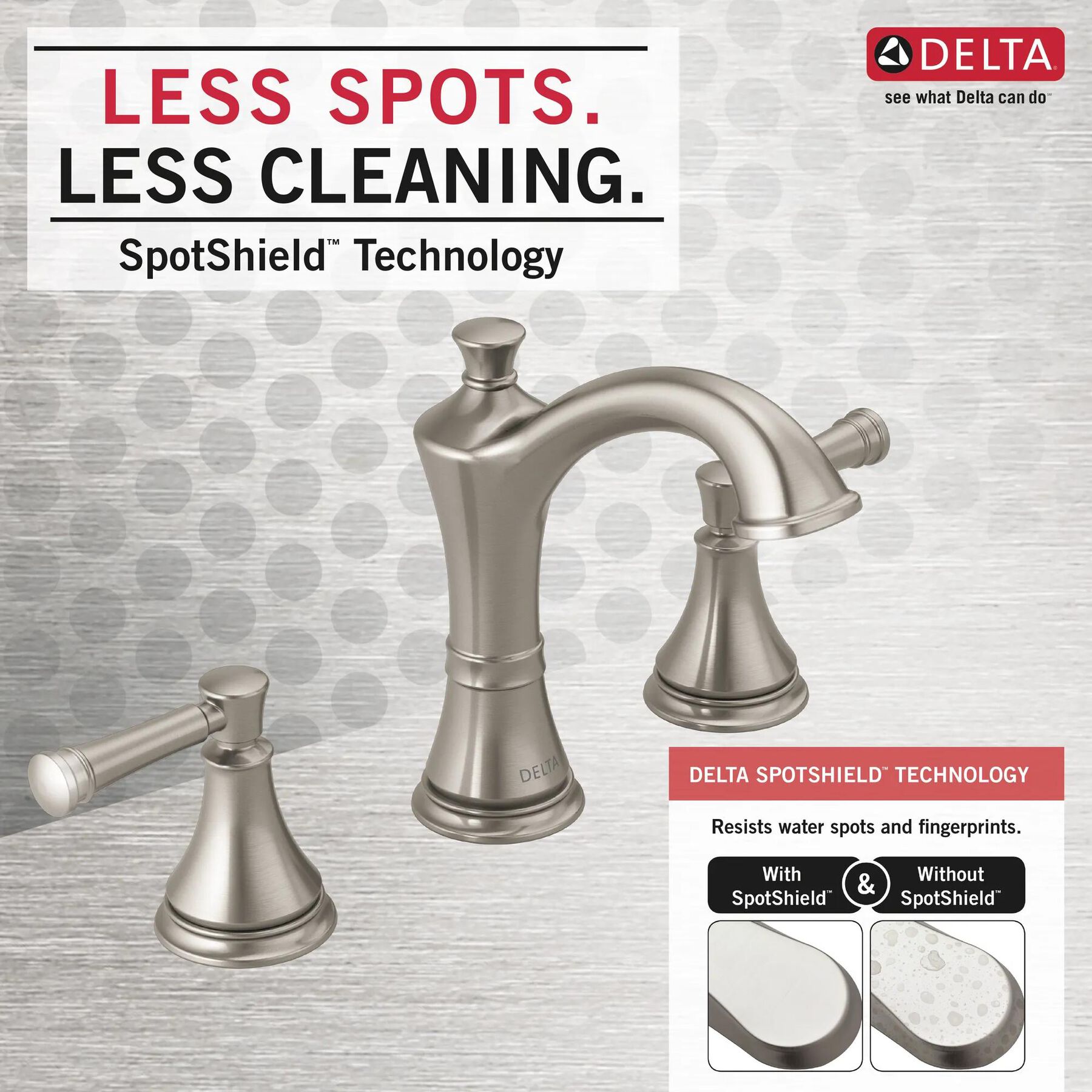 Two Handle Widespread Bathroom Faucet