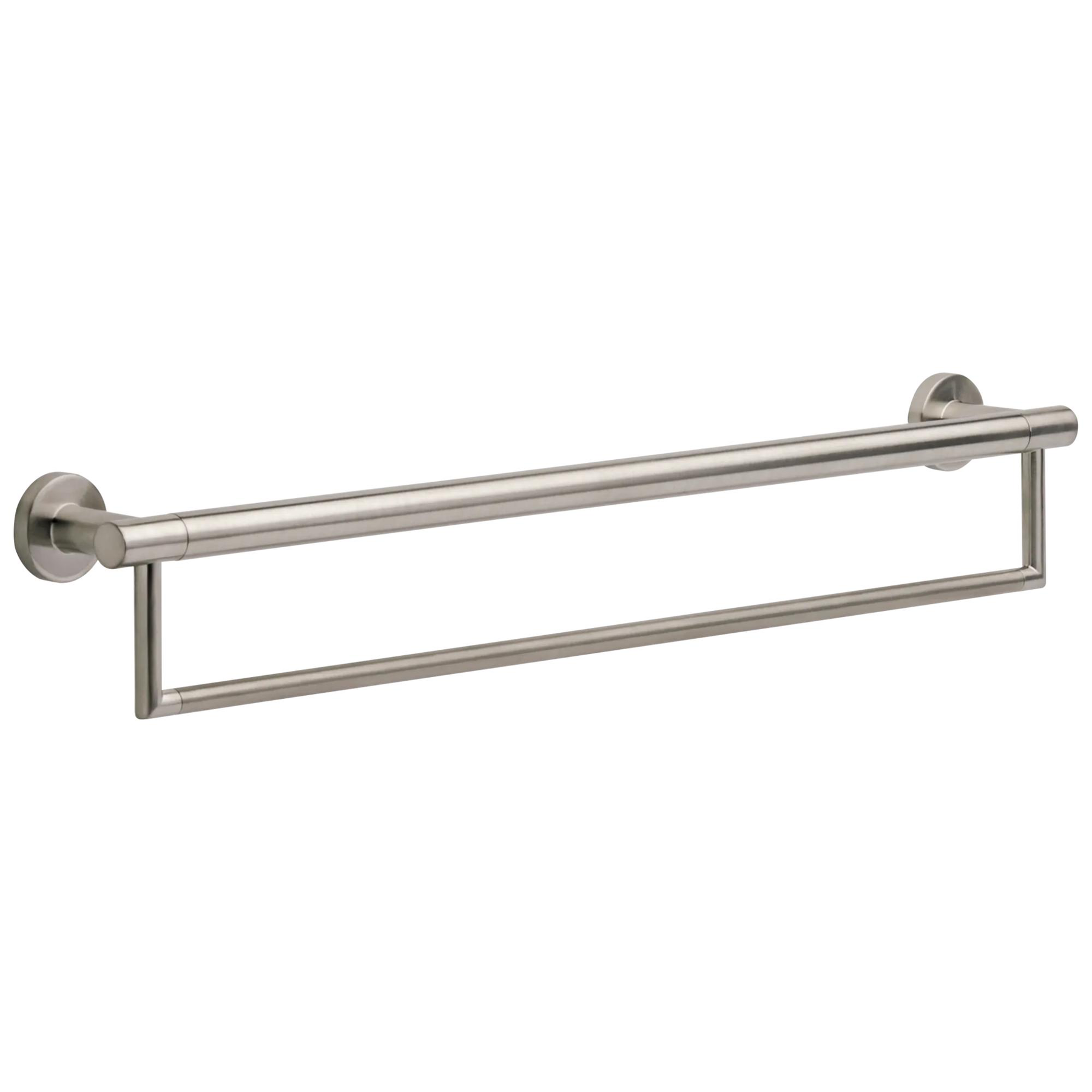 24" Contemporary Towel Bar with Assist Bar