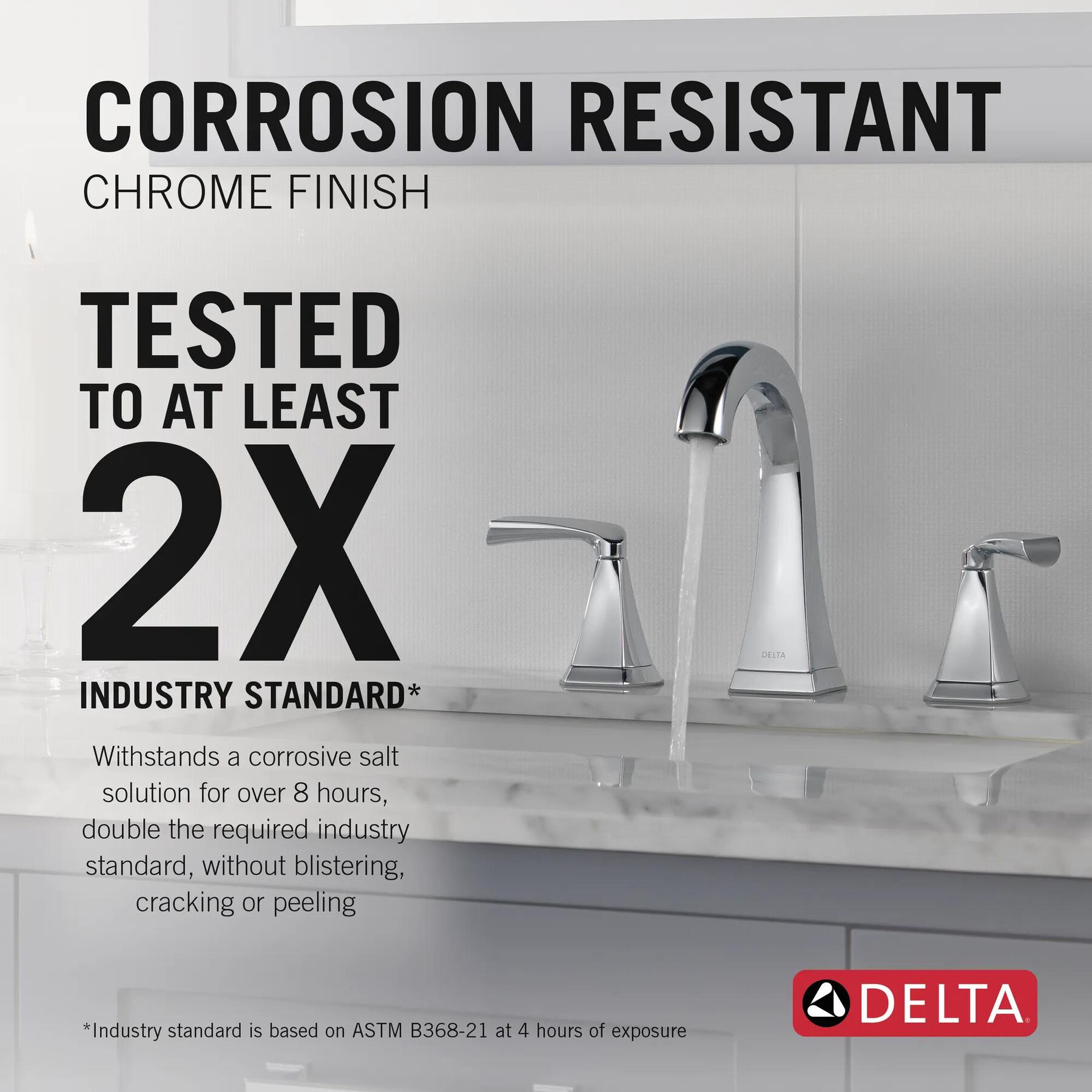 Two Handle Widespread Bathroom Faucet