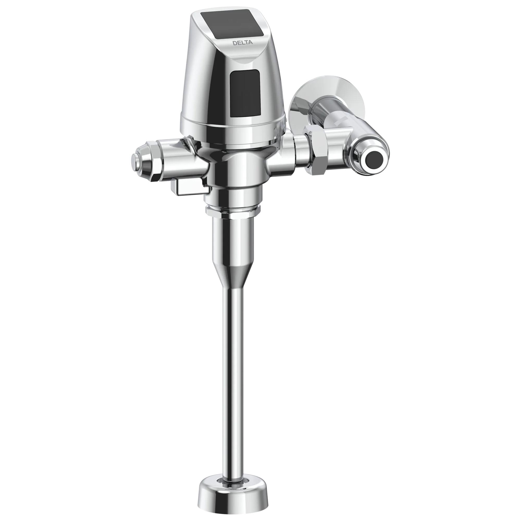 Electronic Exposed Urinal Flush Valve with Mechanical Manual Override - Solar Operated