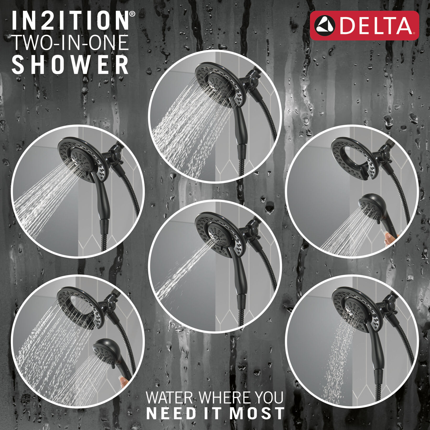 In2ition&reg; HSSH 1.75 GPM 4-Setting (Recertified)