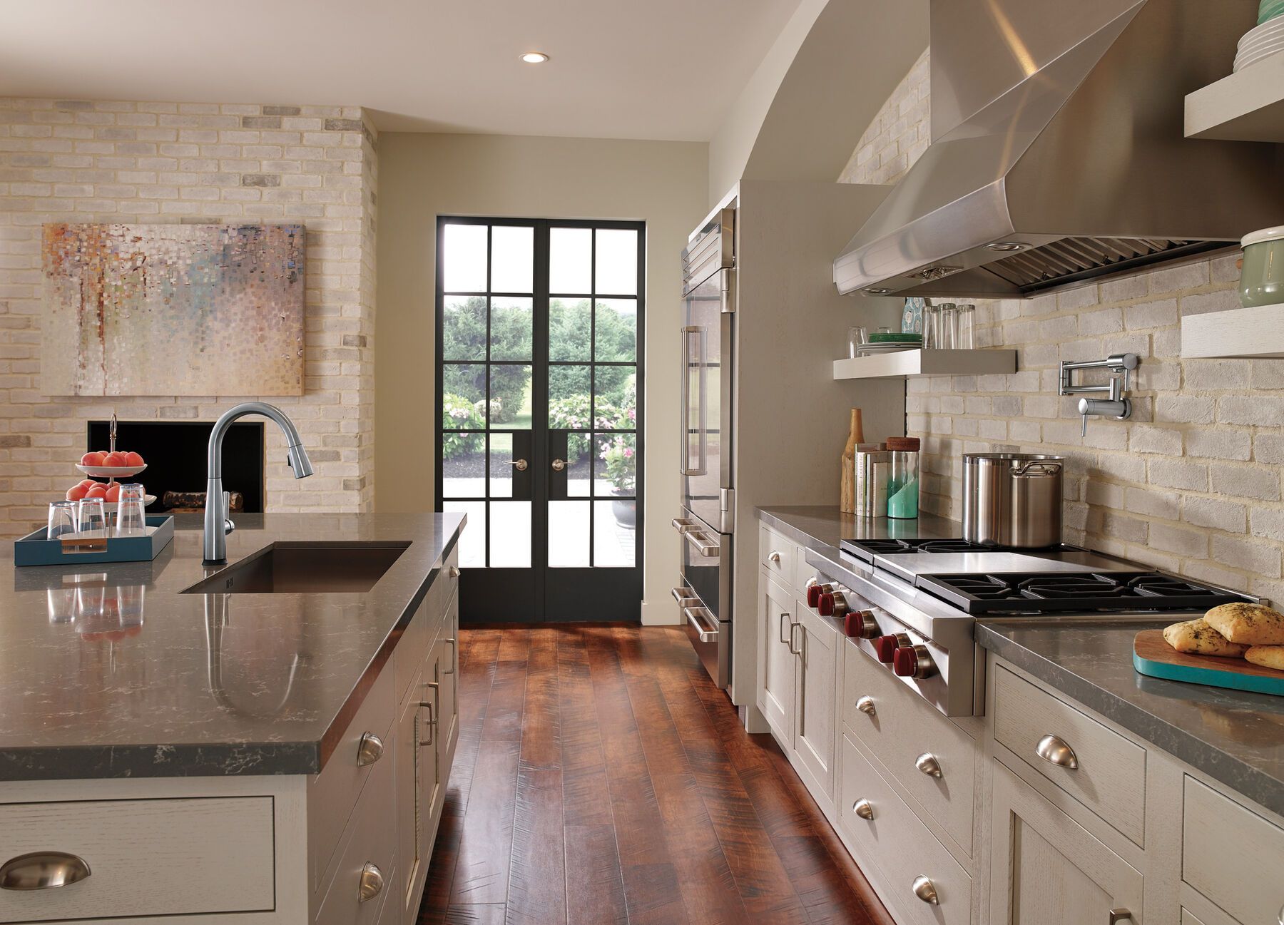Contemporary Wall Mount Pot Filler