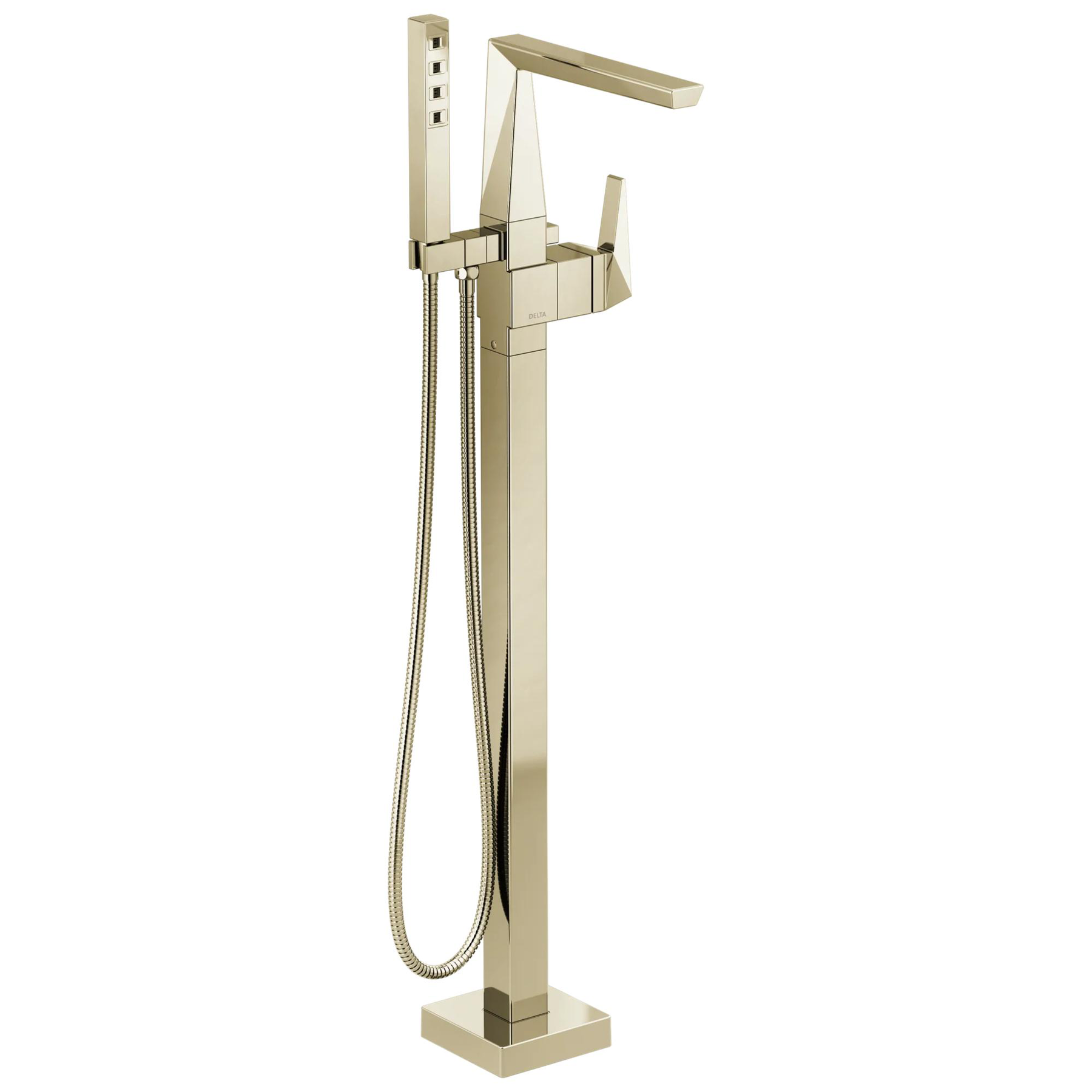 Single Handle Floor Mount Tub Filler Trim