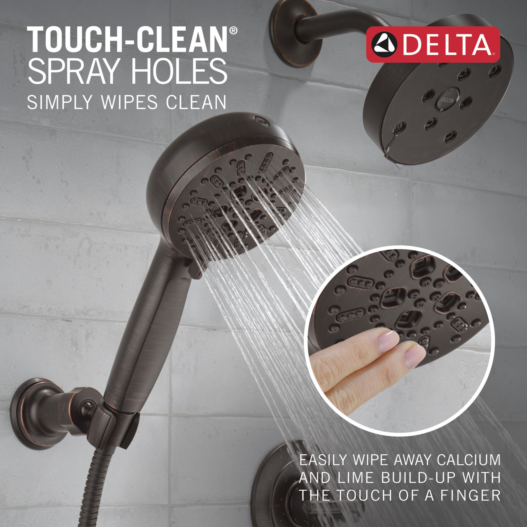 7-Setting Cleaning Wall Mount Hand Showe (Recertified)
