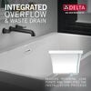 67'' x 36'' Freestanding Tub with Integrated Waste and  Overflow