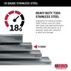 30&rdquo; Drop-In Undermount Stainless Steel Single Bowl Kitchen Sink with Accessories